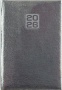 Naptár, tervező, A5, napi, DAYLINER, 'Mirror', ezüst