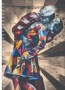 Naptár, tervező, A5, heti, DAYLINER, 'InSpiral', graffiti