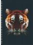Naptár, tervező, A5, heti, DAYLINER, 'InSpiral', tiger