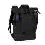 Notebook hátizsák, 15,6, rolltop, 25L, RIVACASE 5321 Dijon, fekete