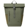 Notebook hátizsák, 14, 17L, rolltop, RIVACASE Eden ECO 7826, olivazöld