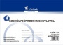 Nyomtatvány, menetlevél, személygépkocsi, 100 lap, A5, fekvő, VICTORIA PAPER, D.GÉPJ.36., 10 tömb/csomag