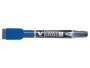 Táblamarker, törlőkupakkal, 1,3 mm, EF, kúpos, PILOT 'V-Board Master S', kék