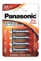 Elem, AA ceruza, 4 db, PANASONIC 'Pro power'