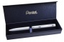 Rollertoll, 0,35 mm, rotációs, ezüst tolltest, PENTEL 'EnerGel BL-2007' kék