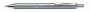 Rollertoll, 0,35 mm, nyomógombos, ezüst tolltest, PENTEL 'EnerGel BL-407' kék
