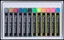 Olajpasztell kréta, PENTEL, Arts, 12 különböző fluoreszkáló és metál szín