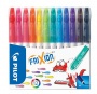Filctoll készlet, 0,39-0,7 mm, törölhető, PILOT 'Frixion Colors', 12 különböző szín