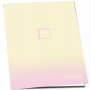 Füzet, tűzött, A4, kockás, 52 lap, PULSE Pastel Colours
