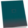 Füzet, tűzött, A4, kockás, 52 lap, PULSE Dark Colours