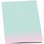 Füzet, tűzött, A5, kockás, 52 lap, PULSE Pastel Colours