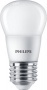 LED izzó, E27, kisgömb, P45, 5W, 470lm, 2700K, PHILIPS 'CorePro'