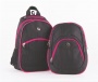 Hátizsák, 2in1, notebook tartóval és audió csatlakozóval, PULSE Teens, pink-fekete