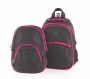 Hátizsák, 2in1, notebook tartóval és audió csatlakozóval, PULSE Teens, pink-fekete
