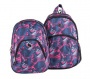Hátizsák, 2in1, notebook tartóval és audió csatlakozóval, PULSE Teens Pink Ice