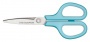 Olló, általános, 17,5 cm, PLUS 'Fitcut Curve', világoskék
