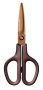 Olló, általános, 17,5 cm, PLUS 'Fitcut Curve Premium', bronz