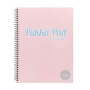 Spirálfüzet, A4, vonalas, 100 lap, PUKKA PAD Pastel Jotta Pad, vegyes szín