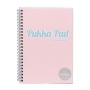Spirálfüzet, A5, vonalas, 100 lap, PUKKA PAD Pastel Jotta Pad, vegyes szín
