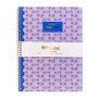 Spirálfüzet, A4+, vonalas, 100 lap, PUKKA PAD Floral Jotta Notebook, vegyes minta