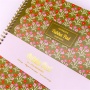 Spirálfüzet, A4+, vonalas, 100 lap, PUKKA PAD Floral Jotta Notebook, vegyes minta