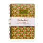 Spirálfüzet, A5, vonalas, 100 lap, PUKKA PAD Floral Jotta Notebook, vegyes minta