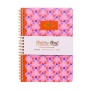 Spirálfüzet, A5, vonalas, 100 lap, PUKKA PAD Floral Jotta Notebook, vegyes minta