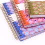 Spirálfüzet, B5, vonalas, 100 lap, PUKKA PAD Floral Project Book, vegyes minta