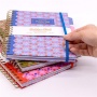 Spirálfüzet, B5, vonalas, 100 lap, PUKKA PAD Floral Project Book, vegyes minta