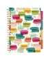 Spirálfüzet, B5, vonalas, 100 lap, PUKKA PAD 'Colour Wash Project Book', vegyes minta