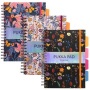 Spirálfüzet, B5, vonalas, 100 lap, PUKKA PAD Project Book Bloom, vegyes minta