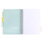 Spirálfüzet, B5, PUKKA PAD Study book, szürke