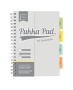 Spirálfüzet, B5, PUKKA PAD 'Study book', szürke