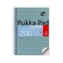 Spirálfüzet, A5, pontrácsos, 100 lap, PUKKA PAD 'Metallic Jotta'