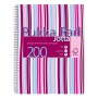Spirálfüzet, A4+, vonalas, 100 lap, PUKKA PAD Stripe Jotta