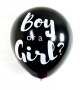 Léggömb, 91 cm, PUKKA PAD Boy or a Girl, konfettivel