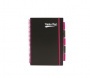 Spirálfüzet, A4, vonalas, 100 lap, PUKKA PAD, Neon black project book