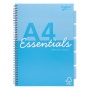 Spirálfüzet, A4, vonalas, 100 lap, PUKKA PAD 'Unipad Essentials Project Book', vegyes