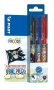 Rollertoll, 0,35 mm, nyomógombos, PILOT 'Frixion Ball One Piece', 3 különböző szín