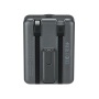 Hordozható akkumulátor, mágneses (vezeték nélküli), 10000mAh, RIVACASE VA2608