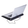 Notebook állvány, hűtőventilátorral, 17,3, RIVACASE 5557, fekete