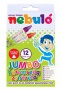 Zsírkréta, háromszögletű, jumbo, 12 darabos, NEBULO