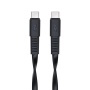USB kábel, USB-C - USB-C, 1,2 m, RIVACASE PS6005, fekete