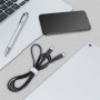 USB kábel, USB-C - USB-C, 1,2 m, RIVACASE PS6005, fekete