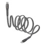 USB kábel, USB-C - USB-C, 1,2 m, RIVACASE PS6105, szürke