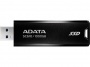 SSD (külső memória), 1TB, USB 3.2, 500/550MB/s, ADATA 'SC610', fekete-piros