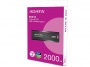 SSD (külső memória), 2TB, USB 3.2, 500/550MB/s, ADATA SC610, fekete-piros