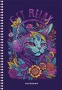 Spirálfüzet, A5, kockás, 80 lap, SHKOLYARYK Notebook, vegyes