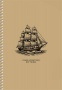 Spirálfüzet, A5, sima, 96 lap, SHKOLYARYK Sailor, vegyes