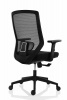 Zen homeoffice forgószék | hálós háttámla | karfa | műanyag lábkereszt | fekete